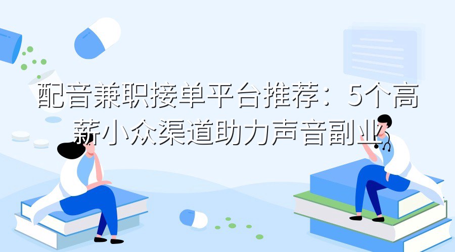 配音兼职接单平台推荐：5个高薪小众渠道助力声音副业