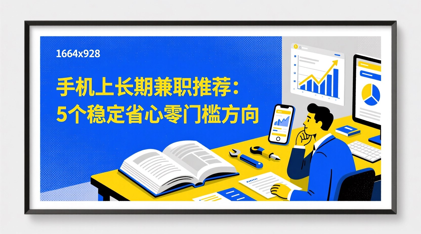 手机上长期兼职推荐：5个稳定省心零门槛方向