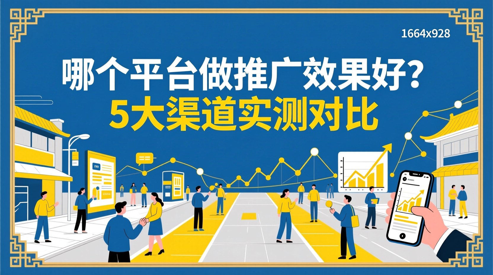 哪个平台做推广效果好？5大渠道实测对比