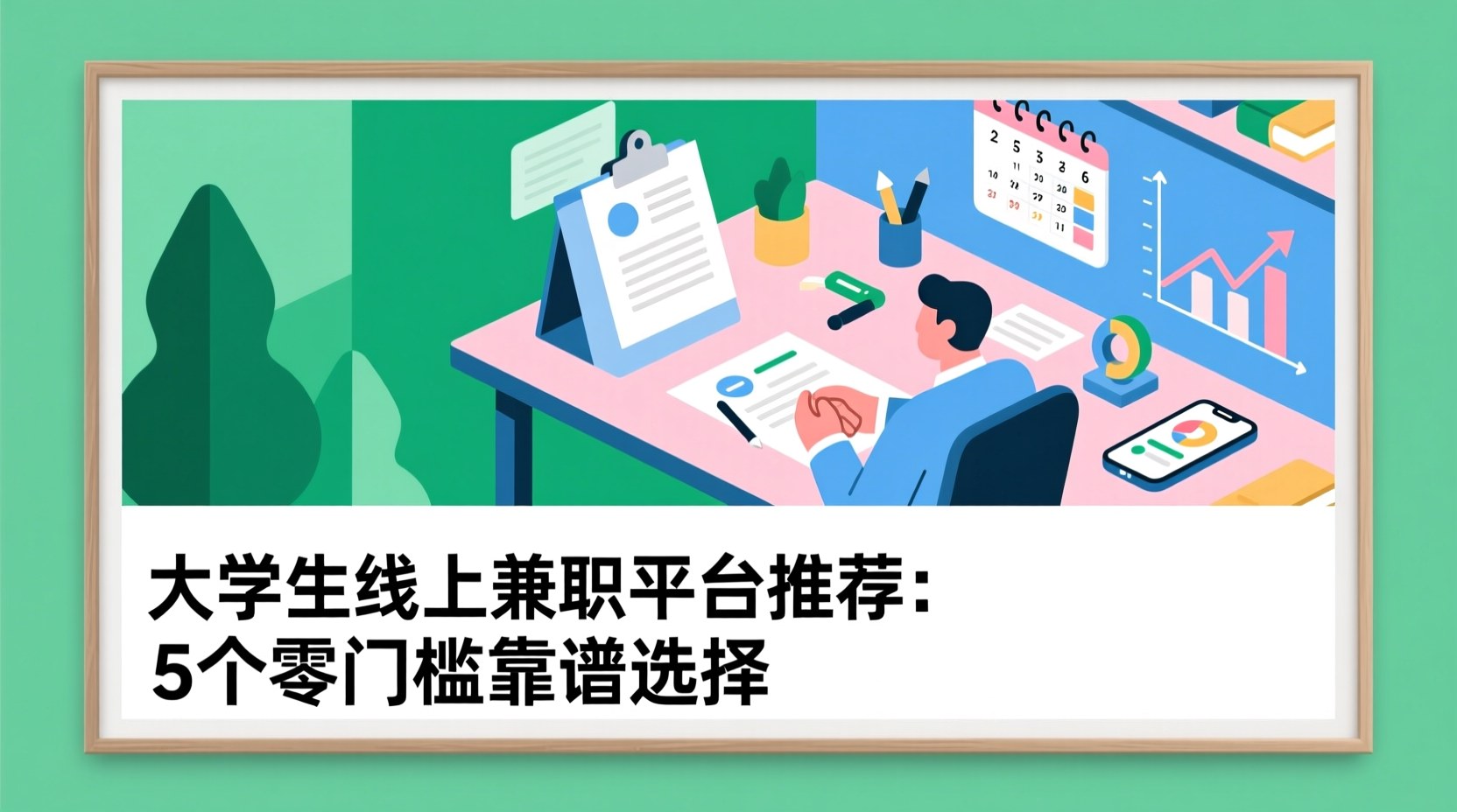 大学生线上兼职平台推荐：5个零门槛靠谱选择