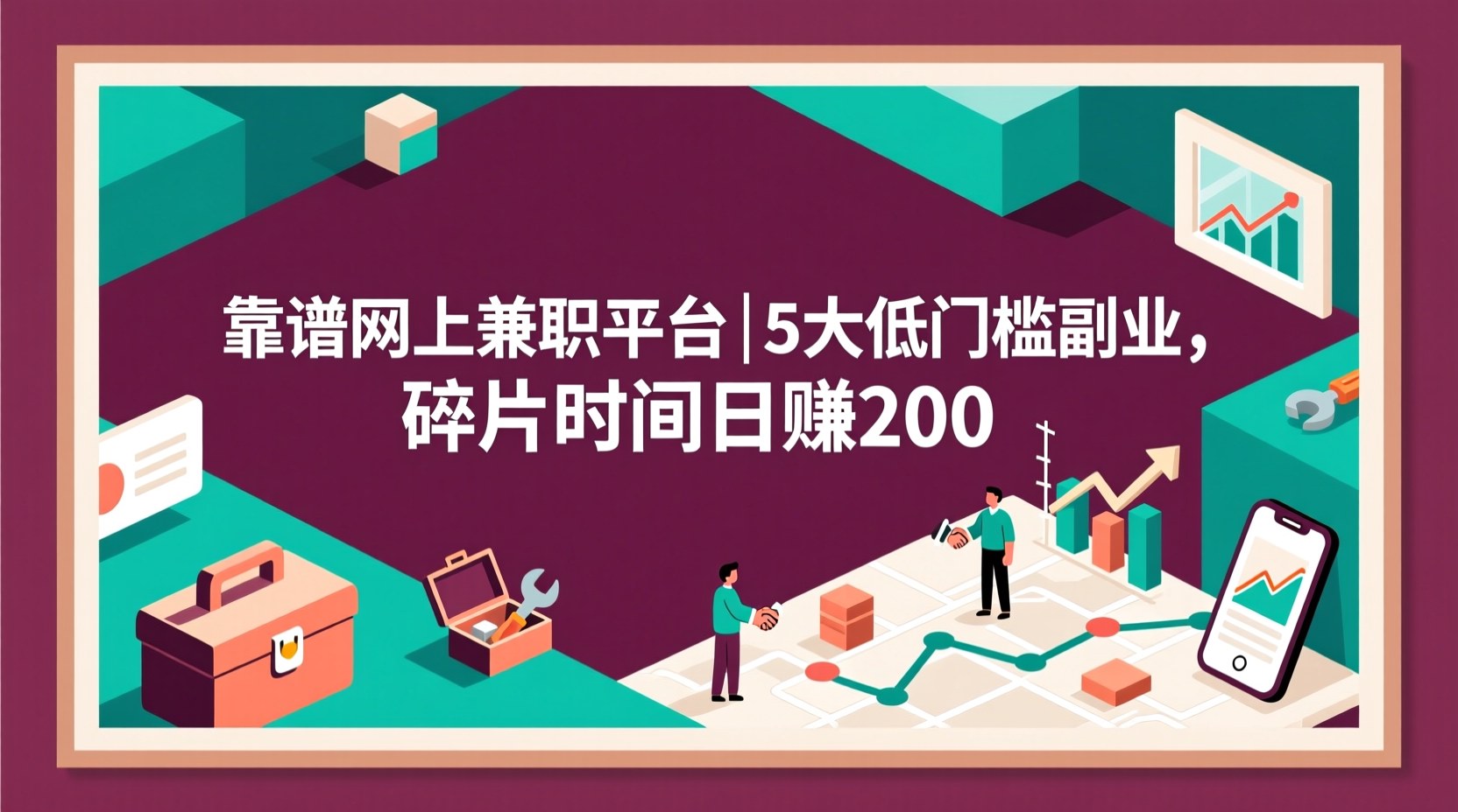 靠谱网上兼职平台｜5大低门槛副业，碎片时间日赚200
