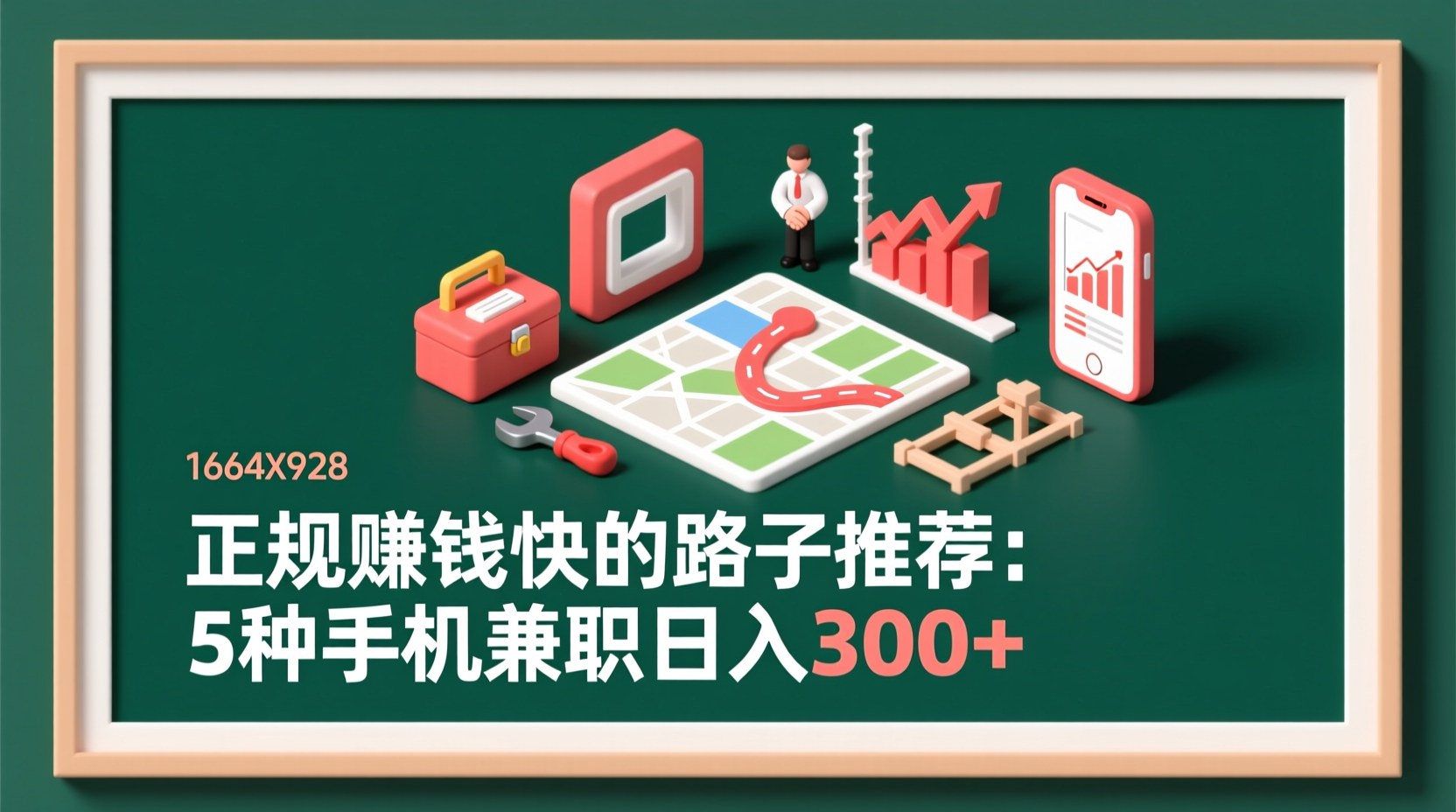 正规赚钱快的路子推荐：5种手机兼职日入300+
