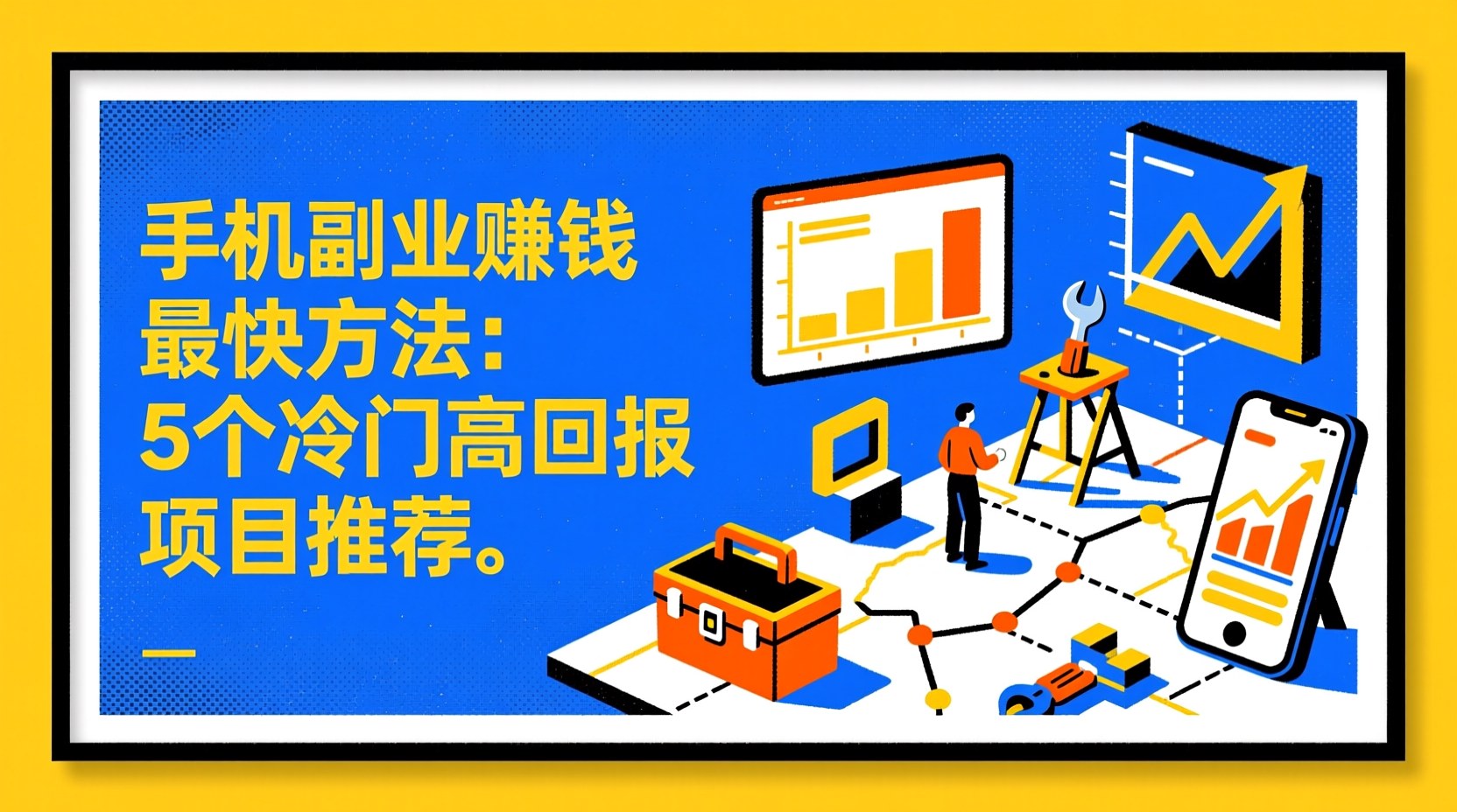 手机副业赚钱最快方法：5个冷门高回报项目推荐