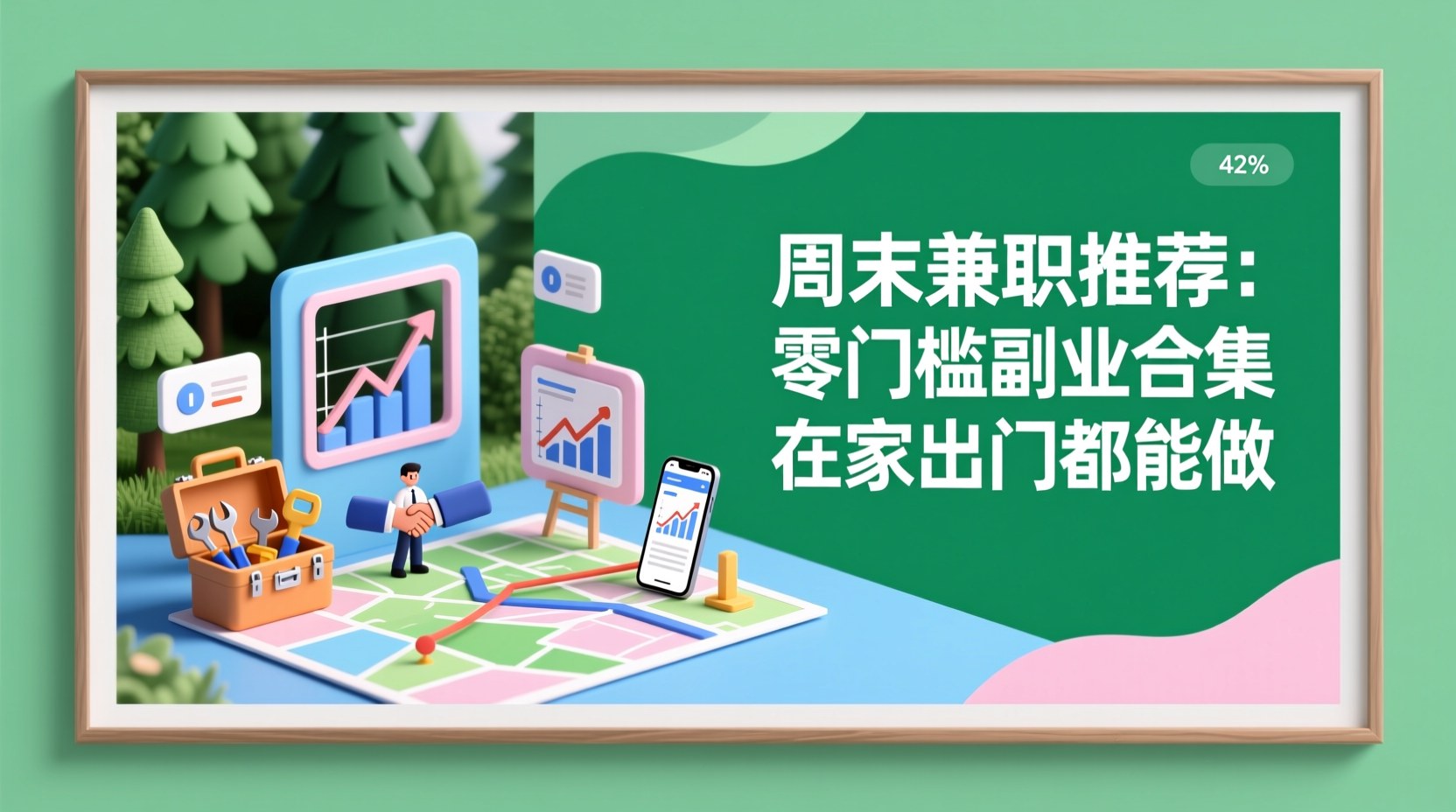周末兼职推荐：零门槛副业合集，在家出门都能做