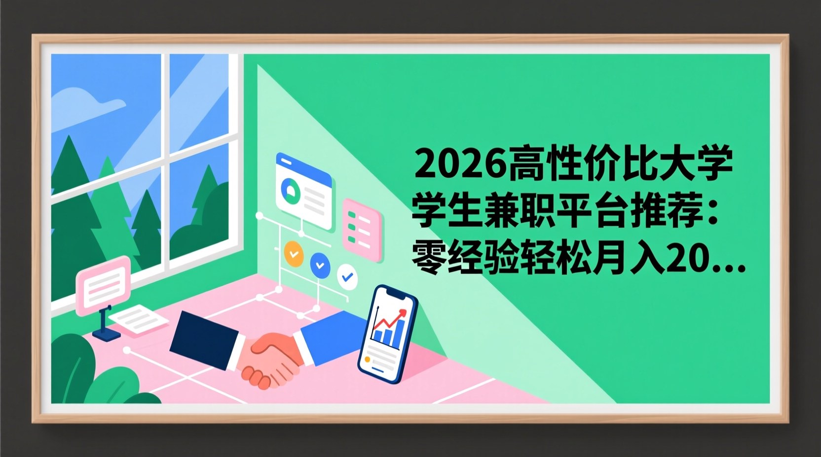 2026高性价比大学生兼职平台推荐：零经验轻松月入2000+