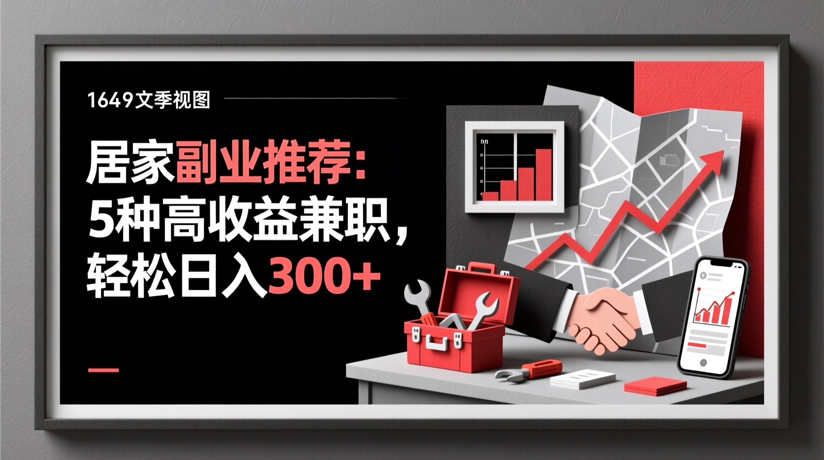 居家副业推荐：5种高收益兼职，轻松日入300+