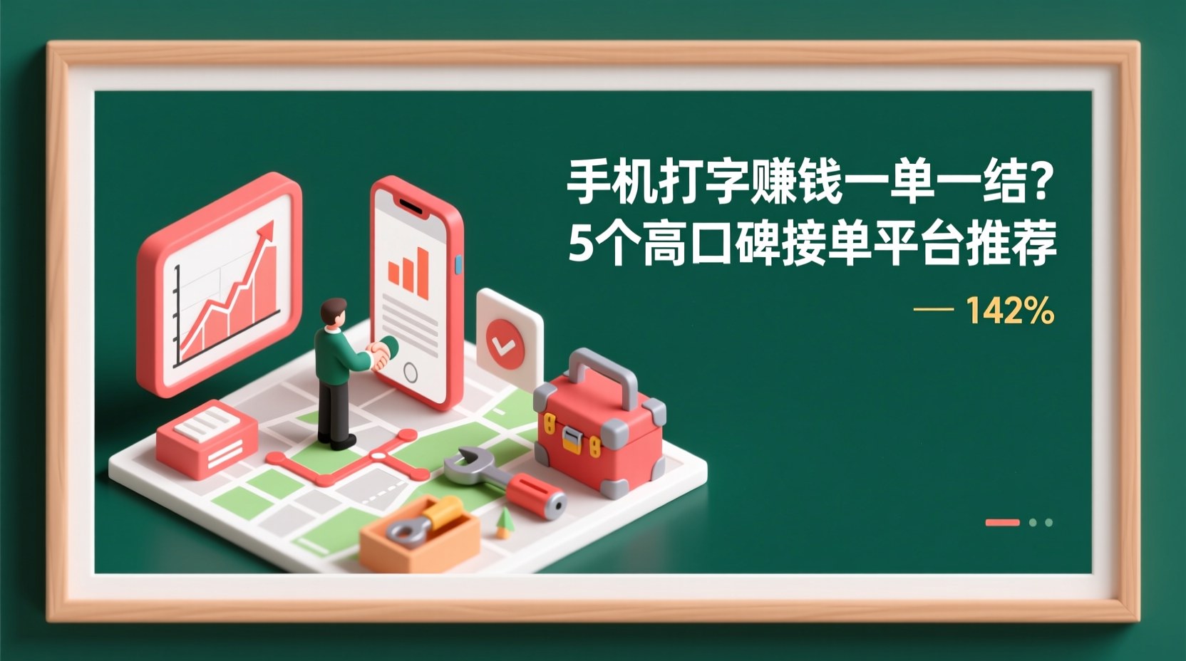 手机打字赚钱一单一结？5个高口碑接单平台推荐
