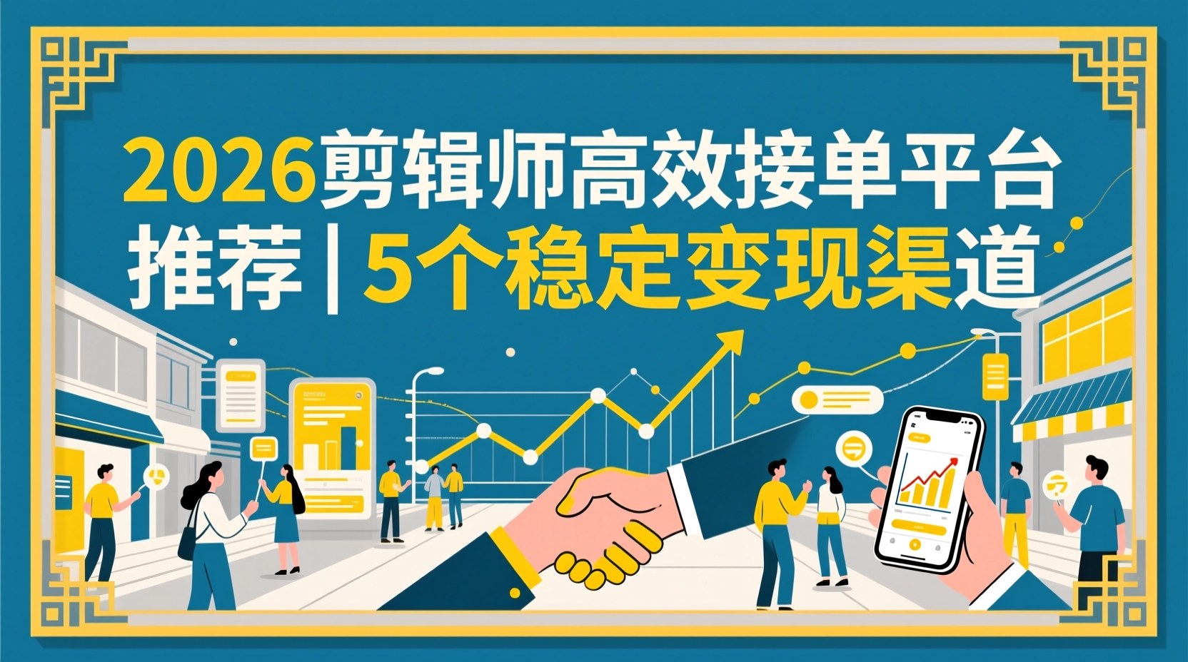 2026剪辑师高效接单平台推荐｜5个稳定变现渠道