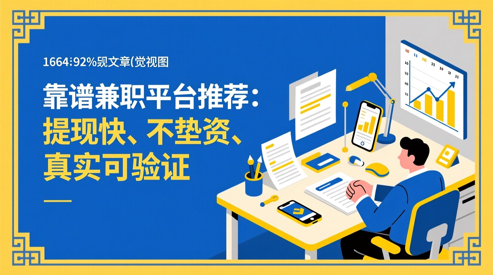 靠谱兼职平台推荐：提现快、不垫资、真实可验证