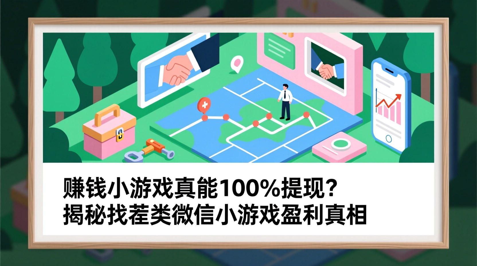 赚钱小游戏真能100%提现？揭秘找茬类微信小游戏盈利真相