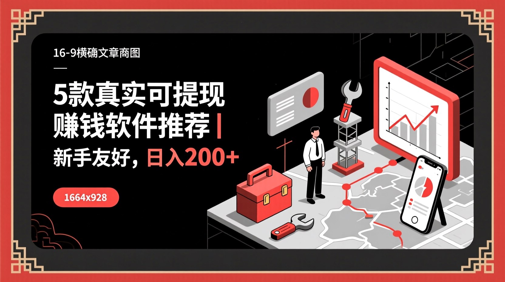 5款真实可提现赚钱软件推荐｜新手友好，日入200+
