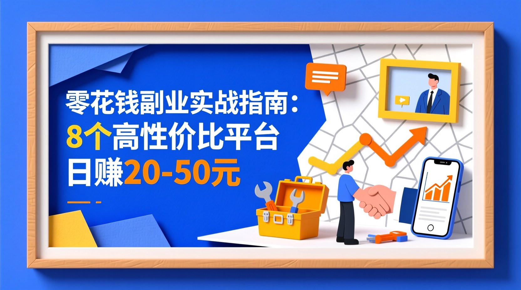 零花钱副业实战指南：8个高性价比平台日赚20-50元