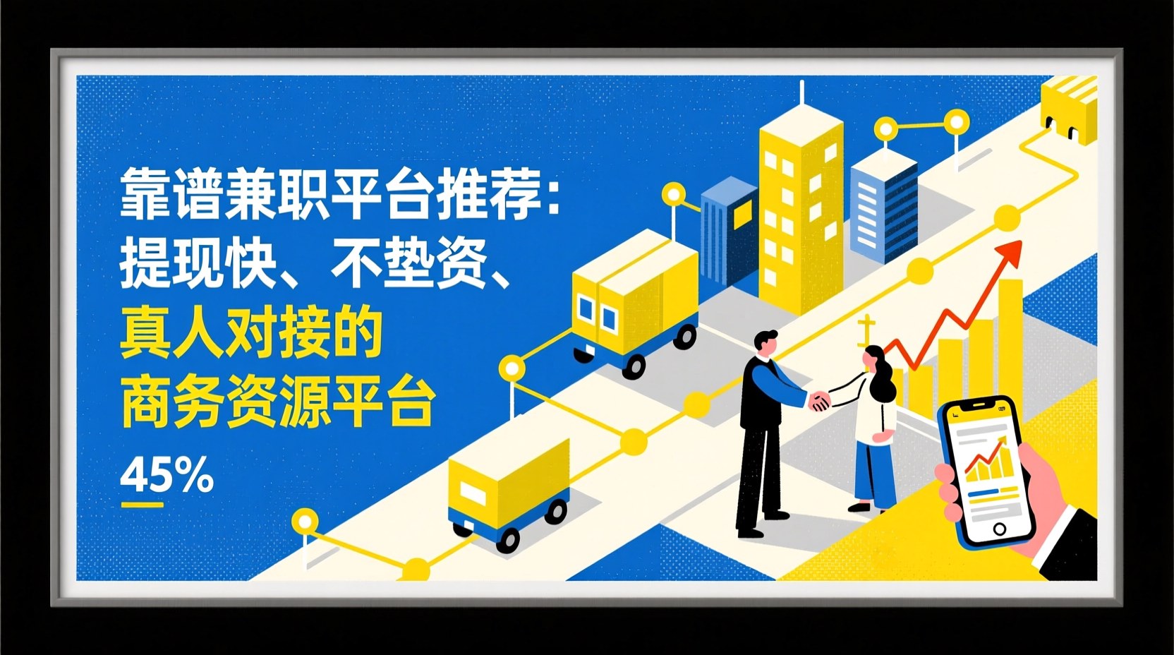 靠谱兼职平台推荐：提现快、不垫资、真人对接的商务资源平台