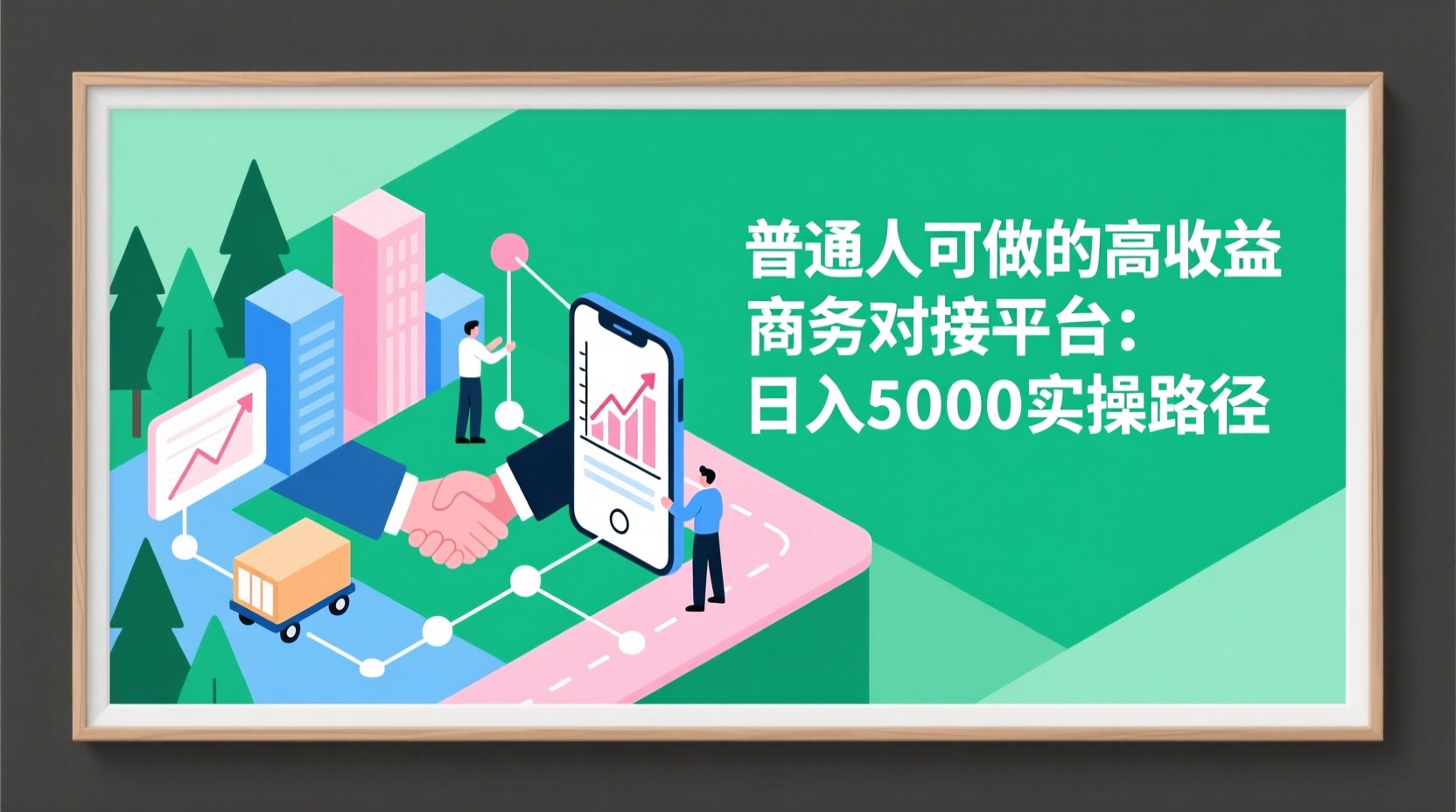 普通人可做的高收益商务对接平台：日入5000实操路径