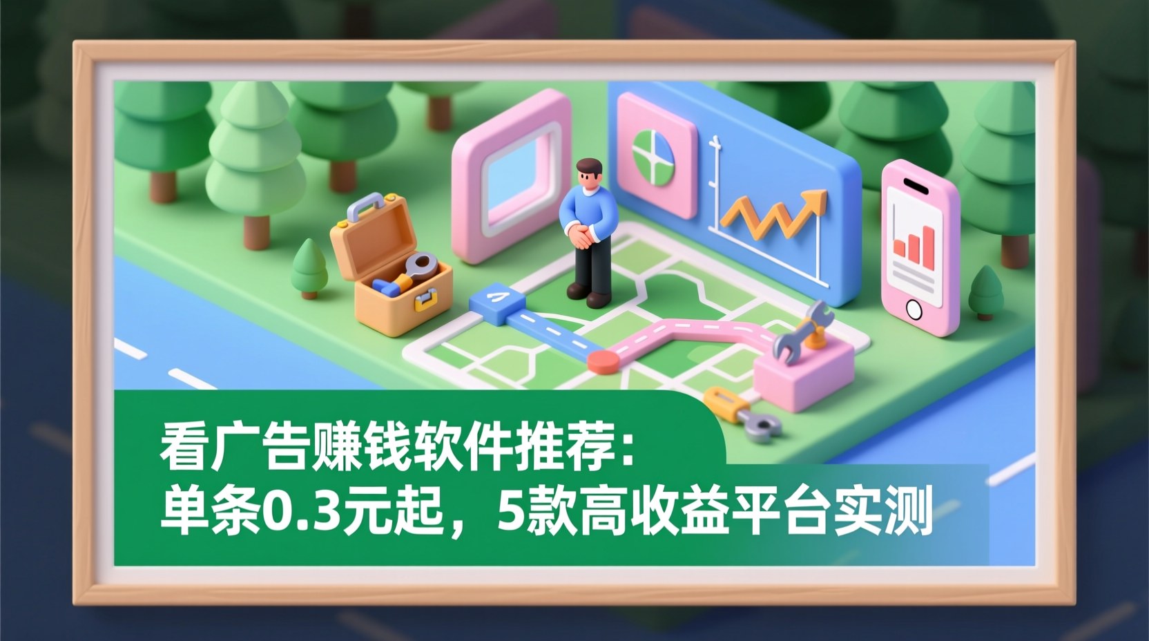 看广告赚钱软件推荐：单条0.3元起，5款高收益平台实测