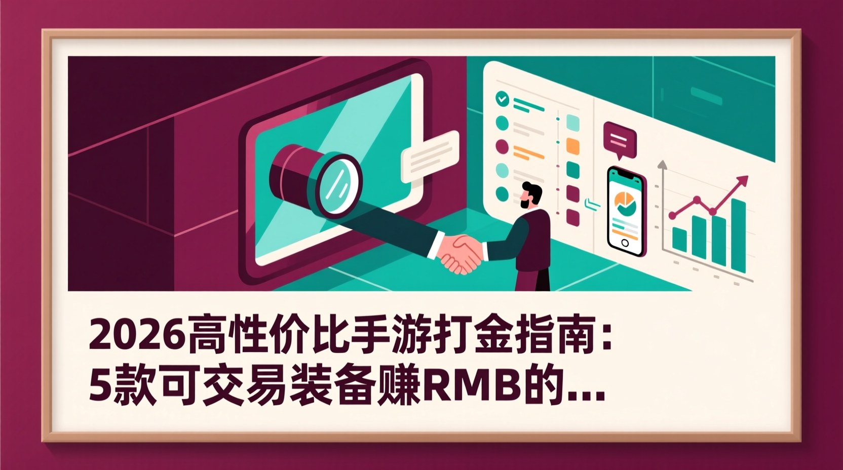 2026高性价比手游打金指南：5款可交易装备赚RMB的散人优选
