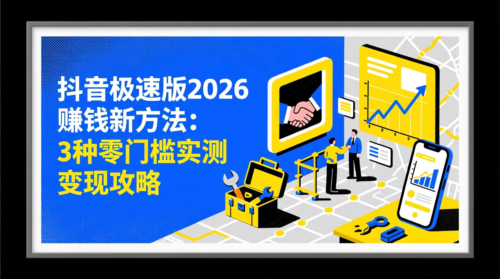 抖音极速版2026赚钱新方法：3种零门槛实测变现攻略-企谈