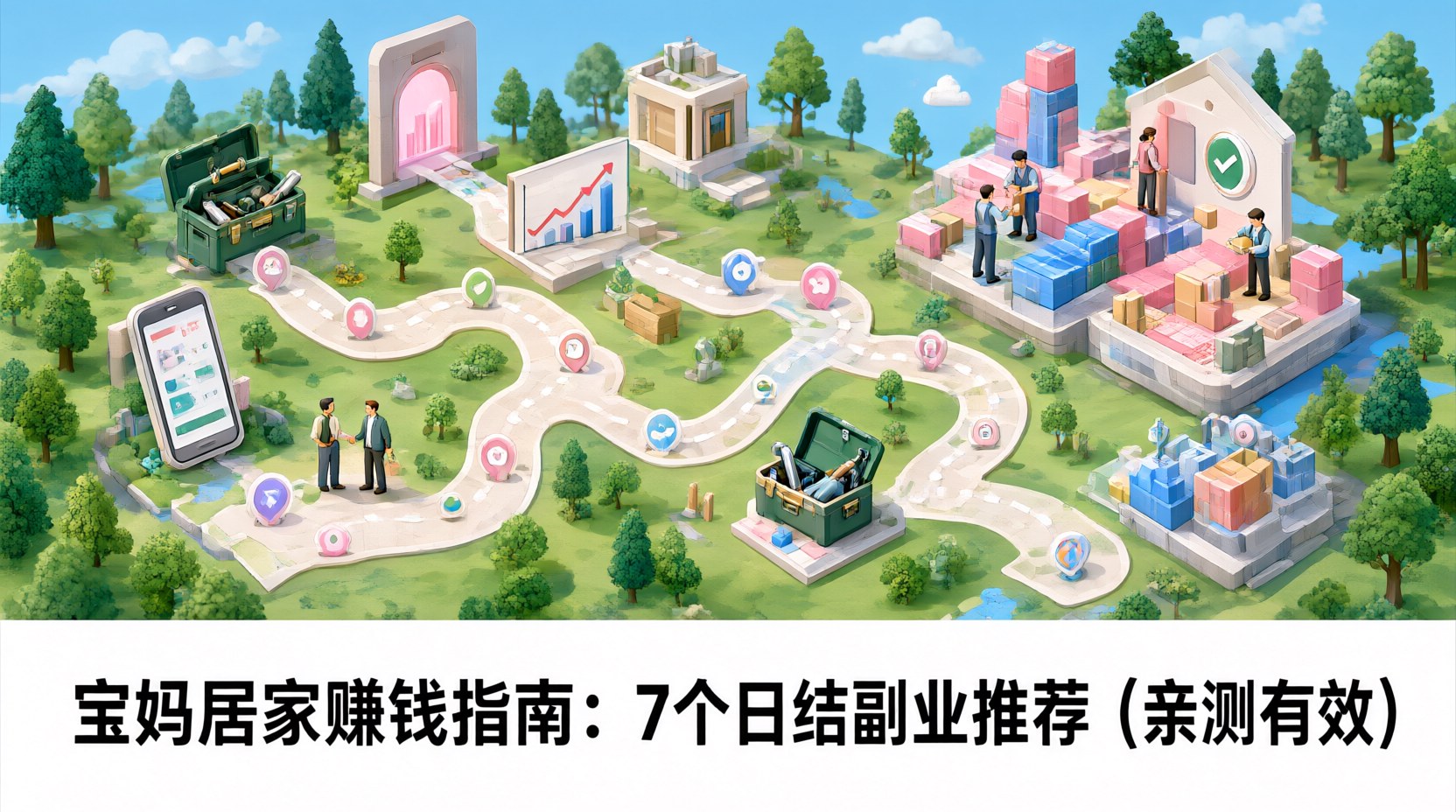 宝妈居家赚钱指南：7个日结副业推荐（亲测有效）