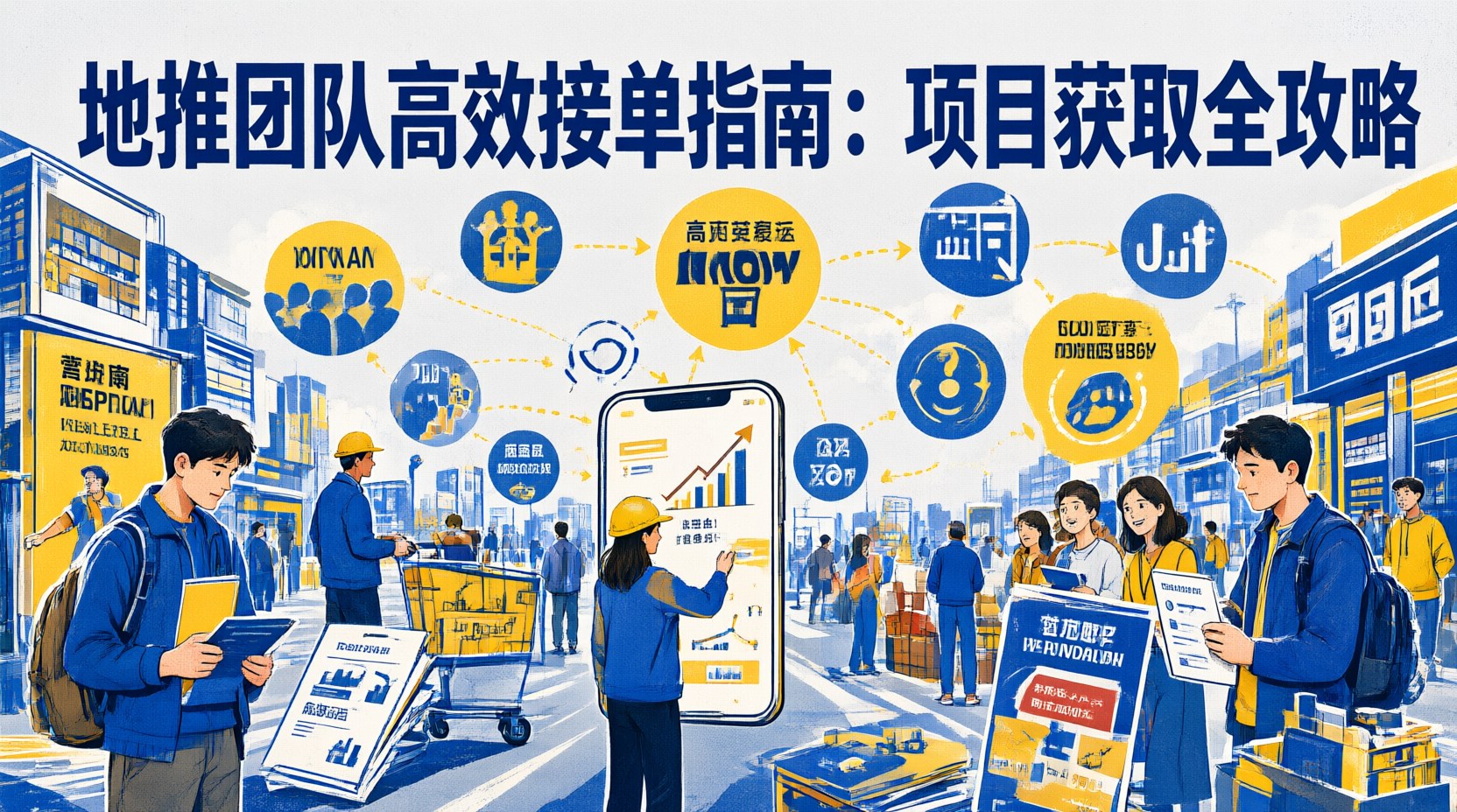 地推团队高效接单指南：项目获取全攻略-企谈