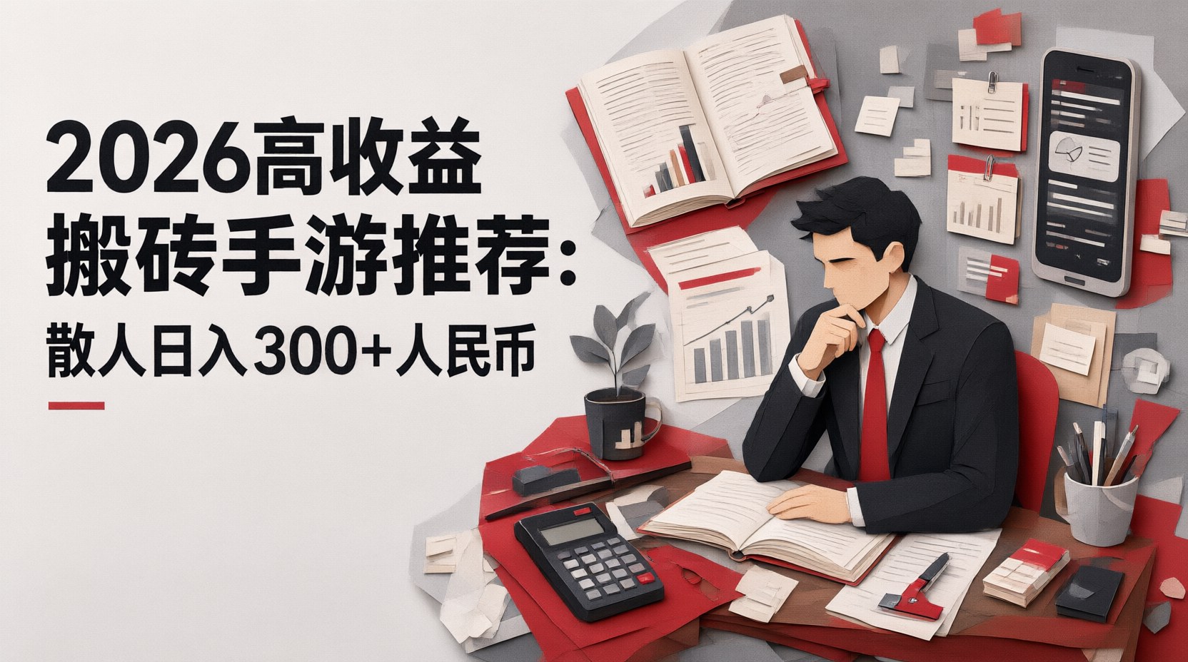 2026高收益搬砖手游推荐：散人日入300+人民币