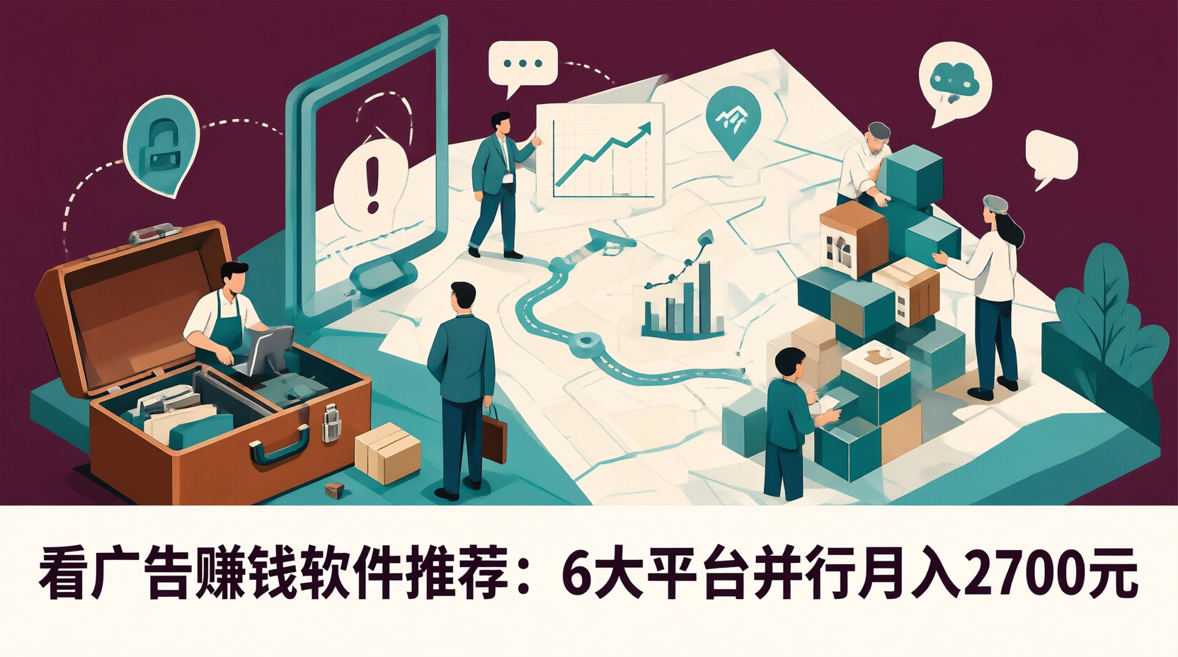 看广告赚钱软件推荐：6大平台并行月入2700元