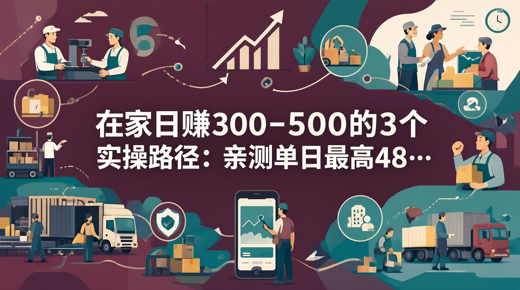 在家日赚300-500的3个实操路径：亲测单日最高489.42元
