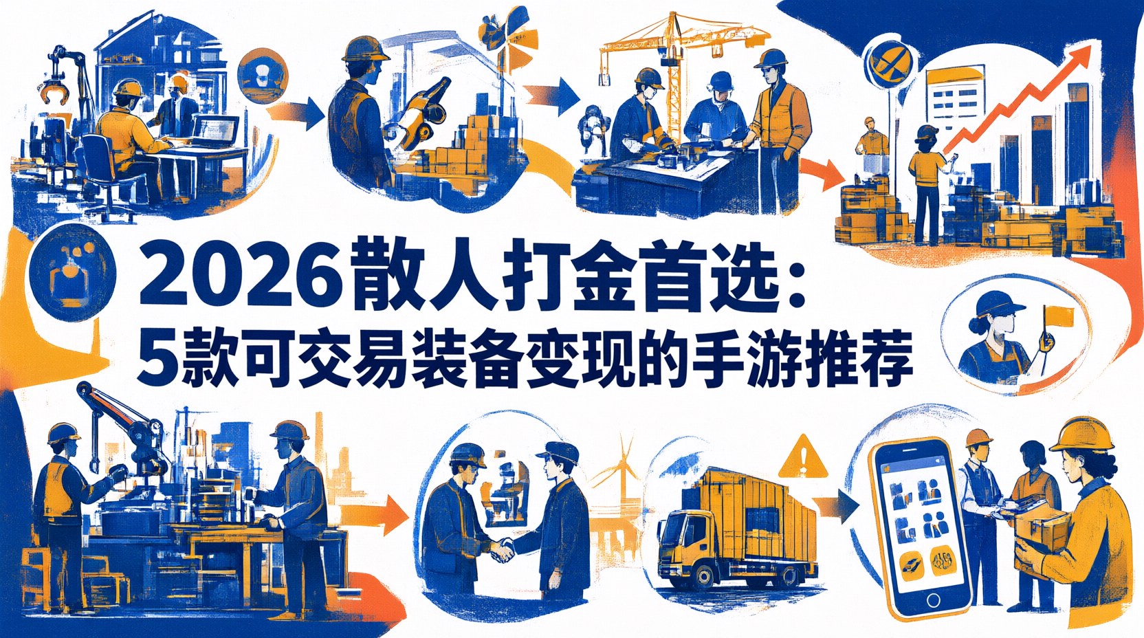 2026散人打金首选：5款可交易装备变现的手游推荐-企谈