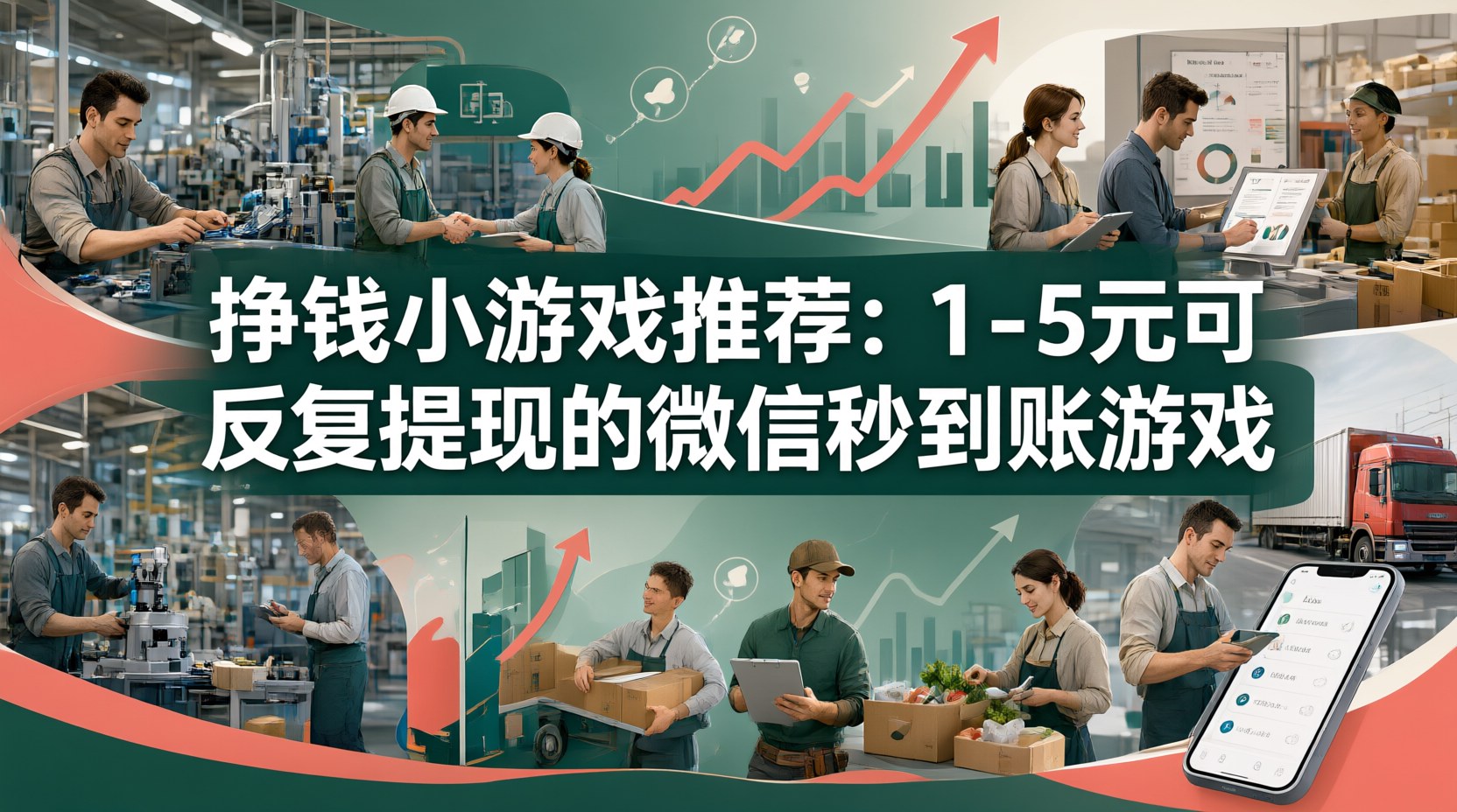 挣钱小游戏推荐：1-5元可反复提现的微信秒到账游戏