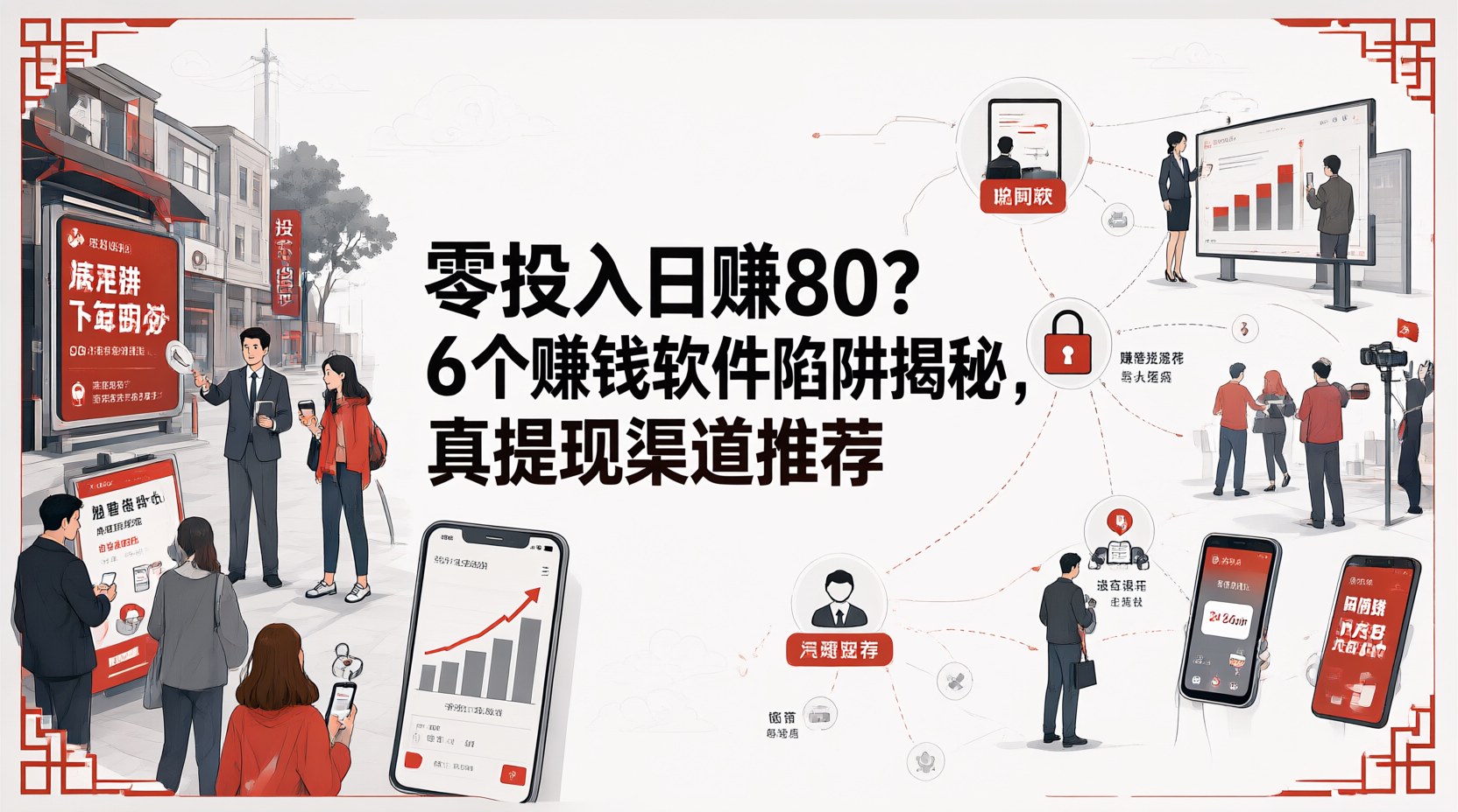 零投入日赚80？6个赚钱软件陷阱揭秘，真提现渠道推荐