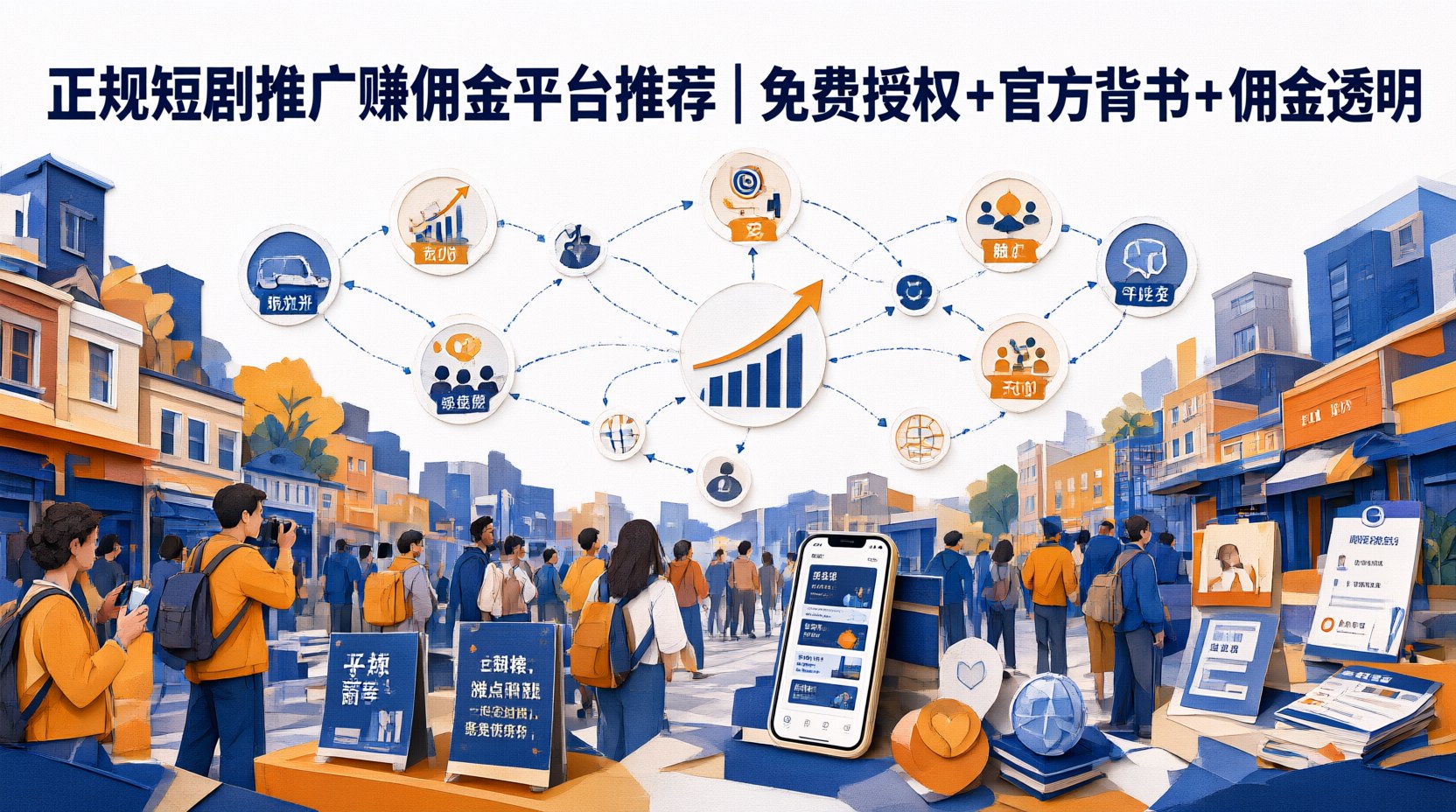 正规短剧推广赚佣金平台推荐｜免费授权+官方背书+佣金透明