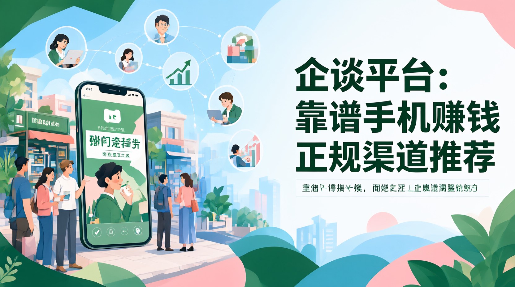 企谈平台：靠谱手机赚钱正规渠道推荐