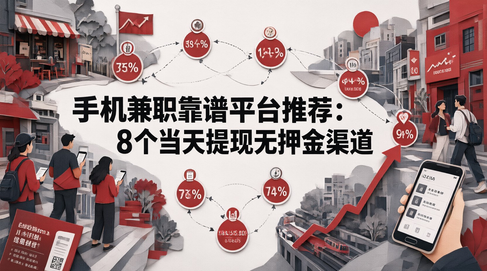手机兼职靠谱平台推荐：8个当天提现无押金渠道