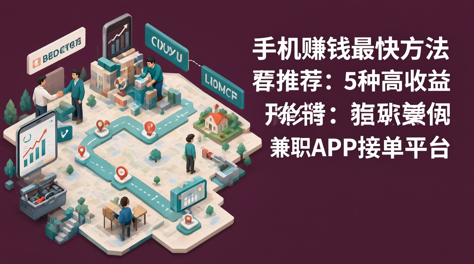 手机赚钱最快方法推荐：5种高收益兼职APP接单平台
