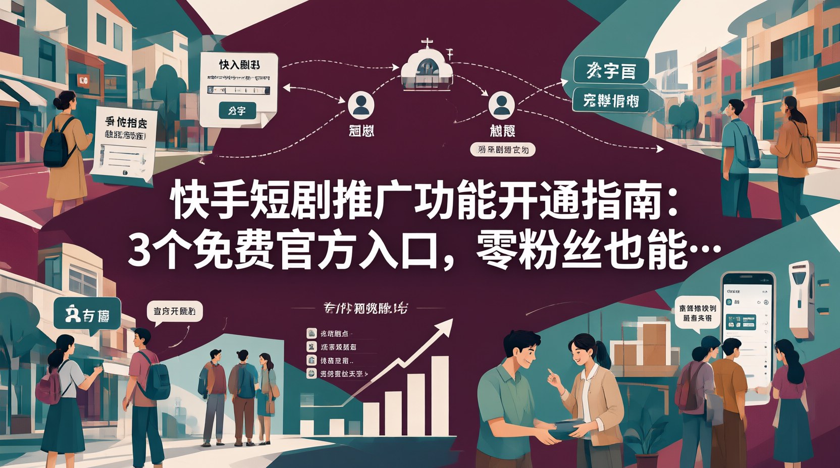 快手短剧推广功能开通指南：3个免费官方入口，零粉丝也能授权