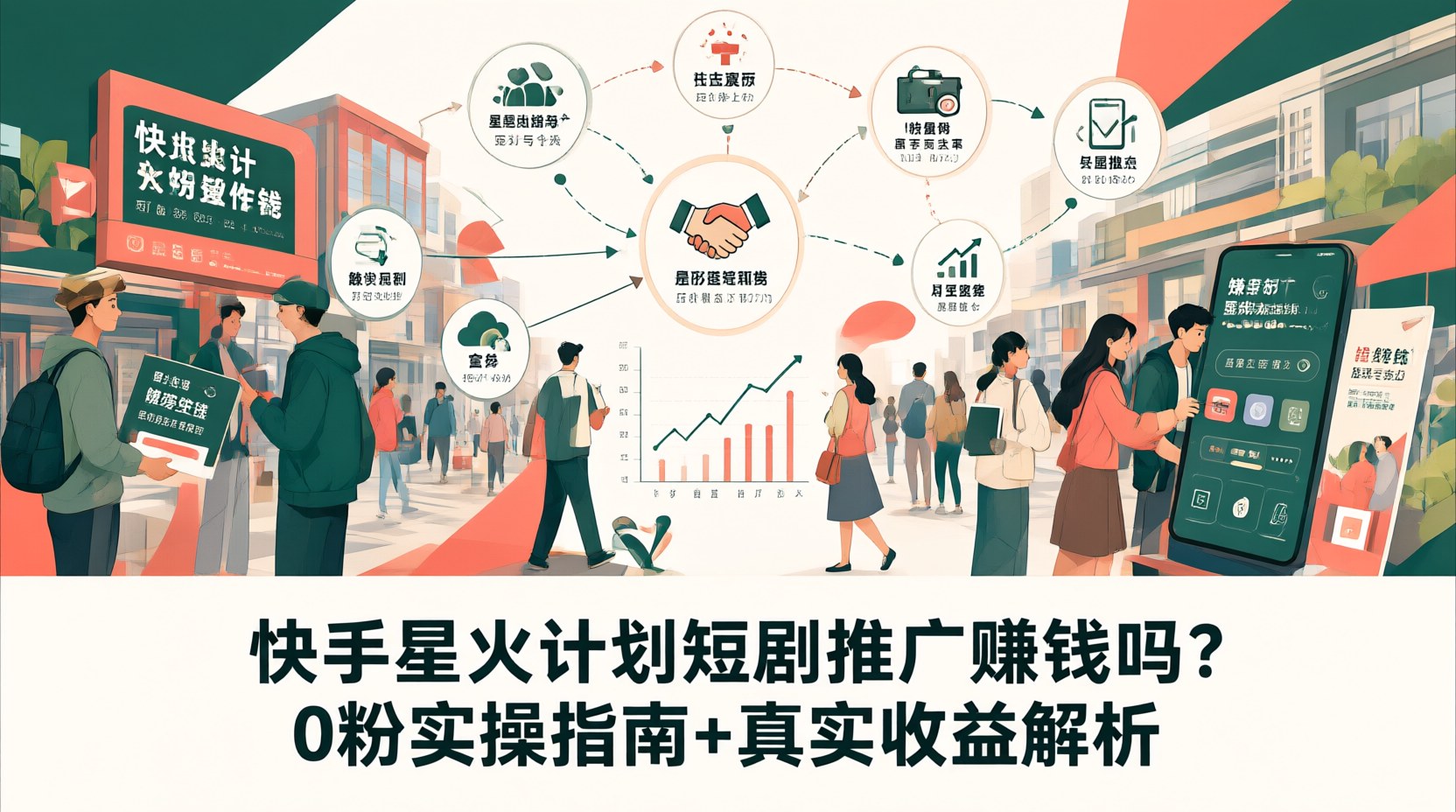 快手星火计划短剧推广赚钱吗？0粉实操指南+真实收益解析