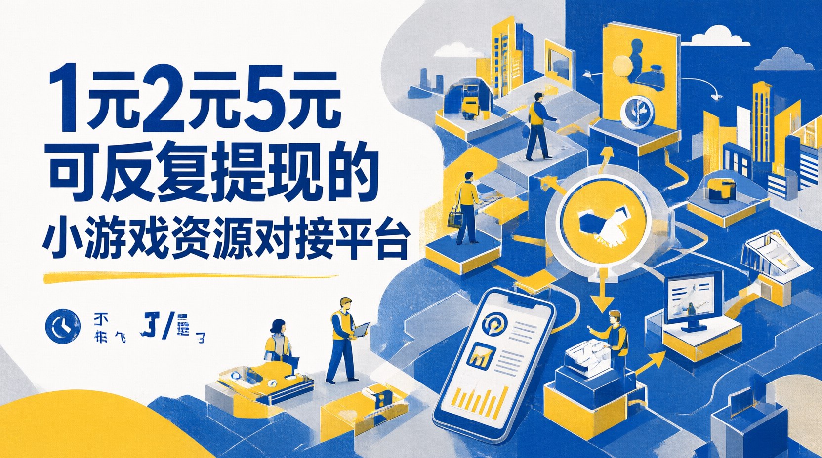 1元2元5元可反复提现的小游戏资源对接平台
