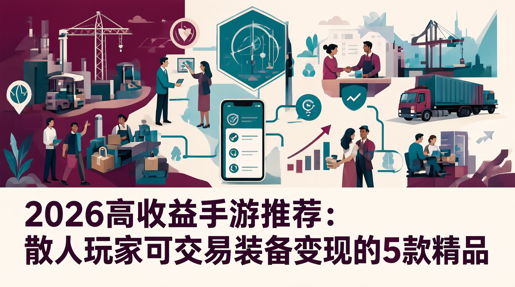 2026高收益手游推荐：散人玩家可交易装备变现的5款精品