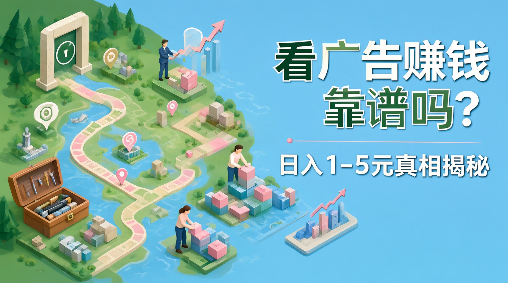 看广告赚钱靠谱吗？日入1-5元真相揭秘