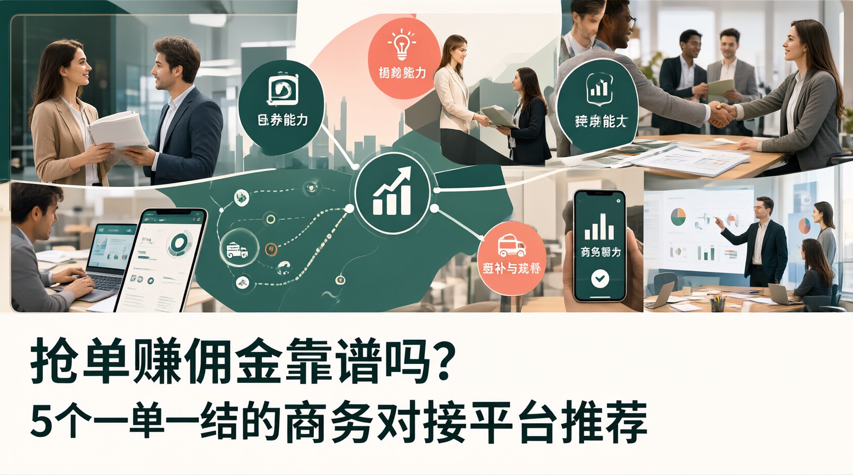 抢单赚佣金靠谱吗？5个一单一结的商务对接平台推荐