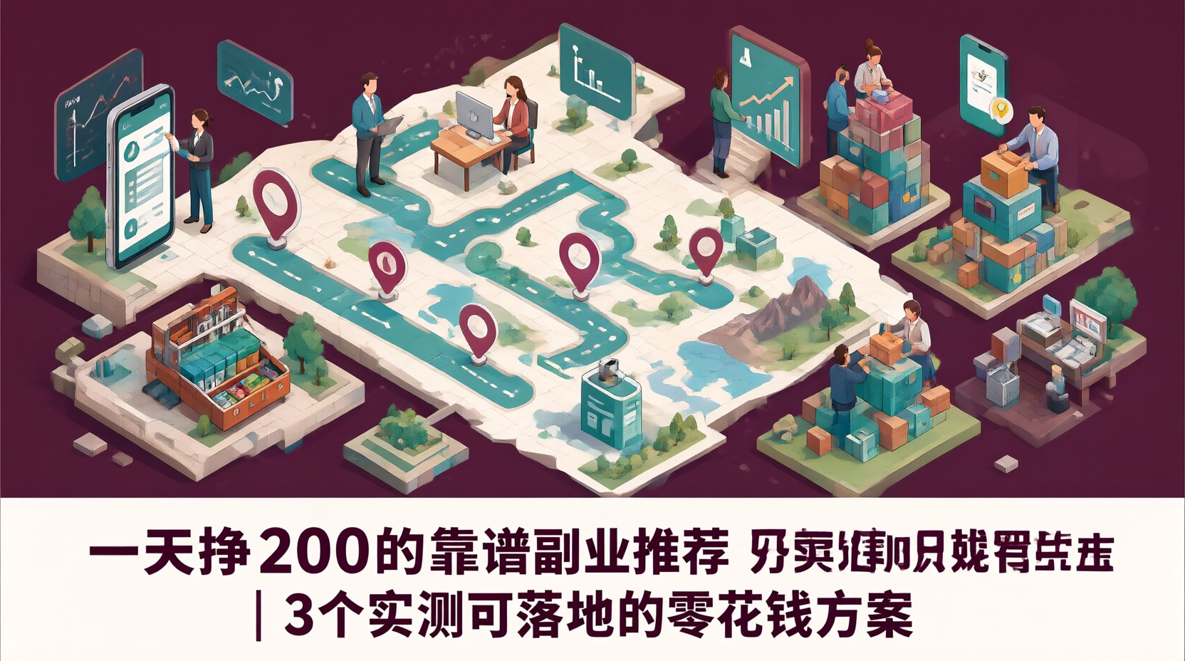 一天挣200的靠谱副业推荐｜3个实测可落地的零花钱方案