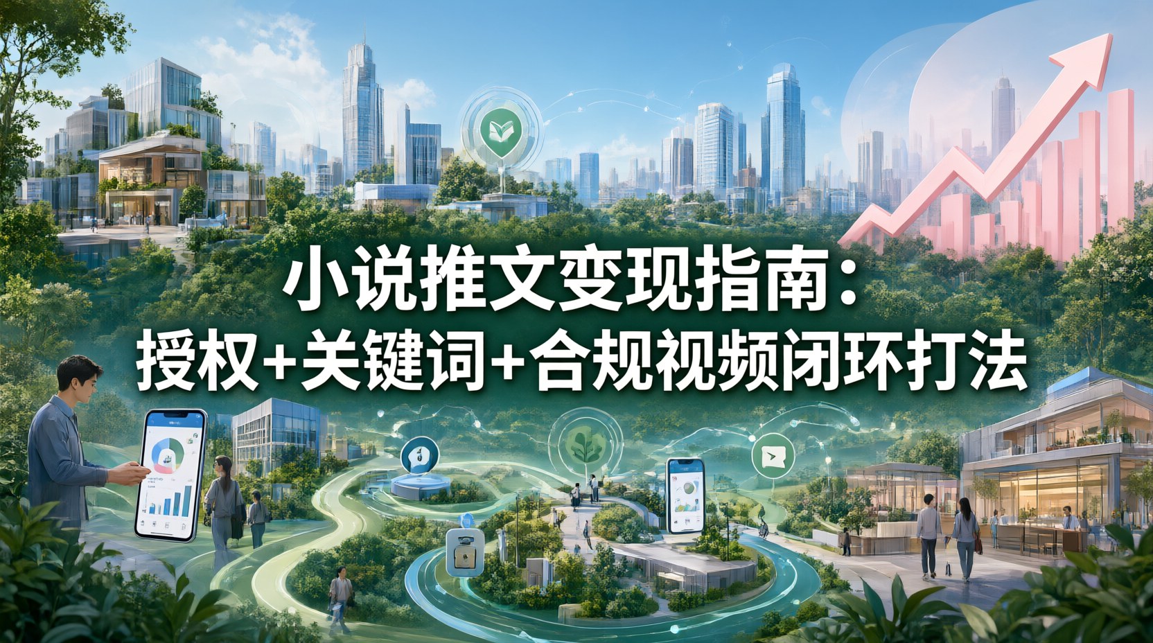 小说推文变现指南：授权+关键词+合规视频闭环打法