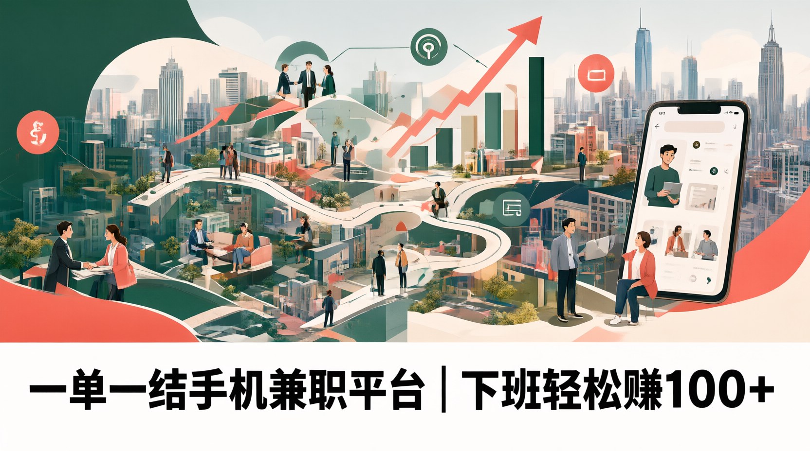 一单一结手机兼职平台｜下班轻松赚100+