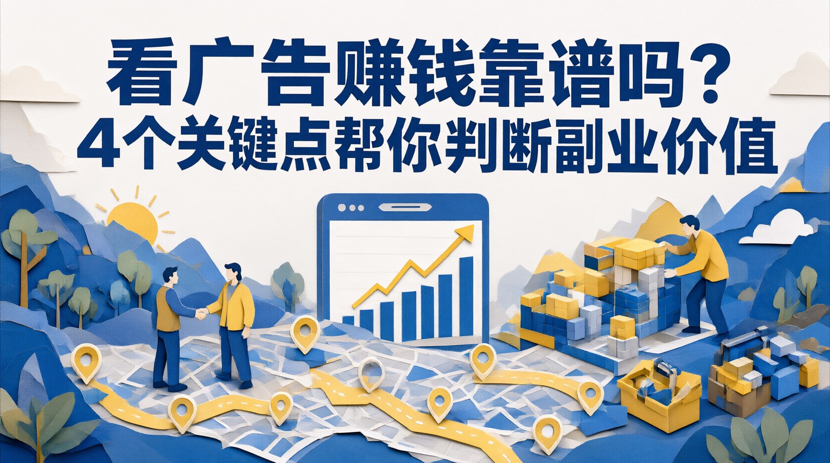 看广告赚钱靠谱吗？4个关键点帮你判断副业价值