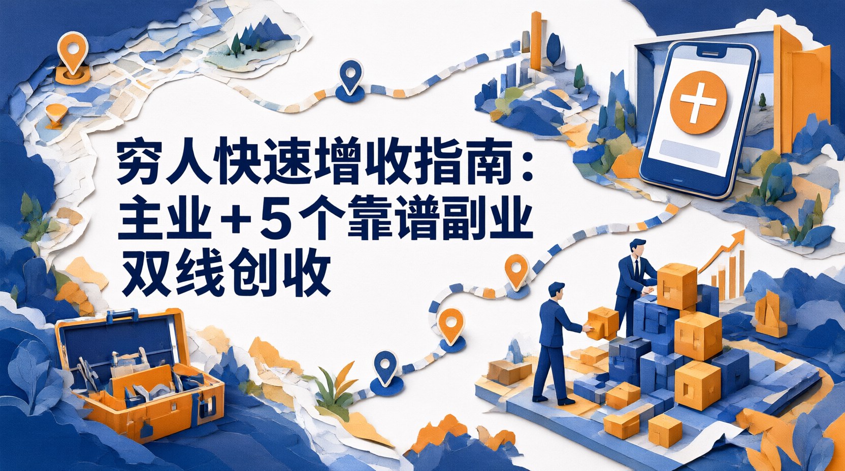 穷人快速增收指南：主业+5个靠谱副业双线创收