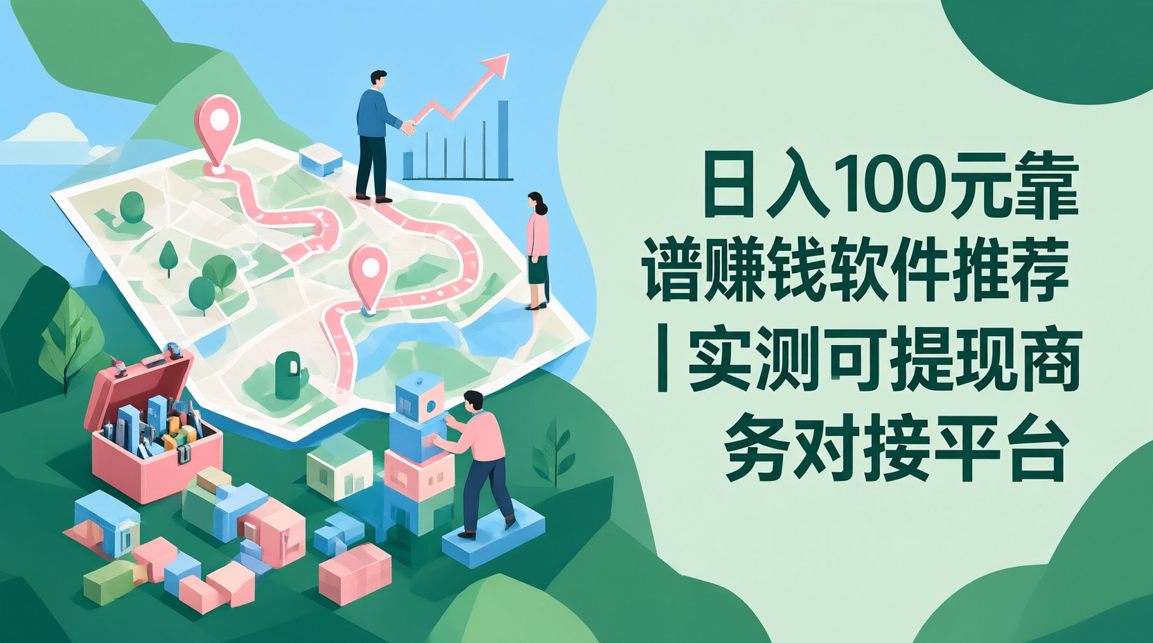 日入100元靠谱赚钱软件推荐｜实测可提现商务对接平台