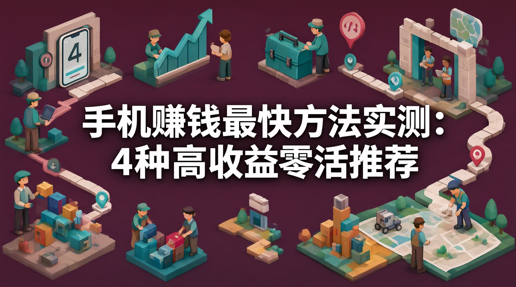 手机赚钱最快方法实测：4种高收益零活推荐