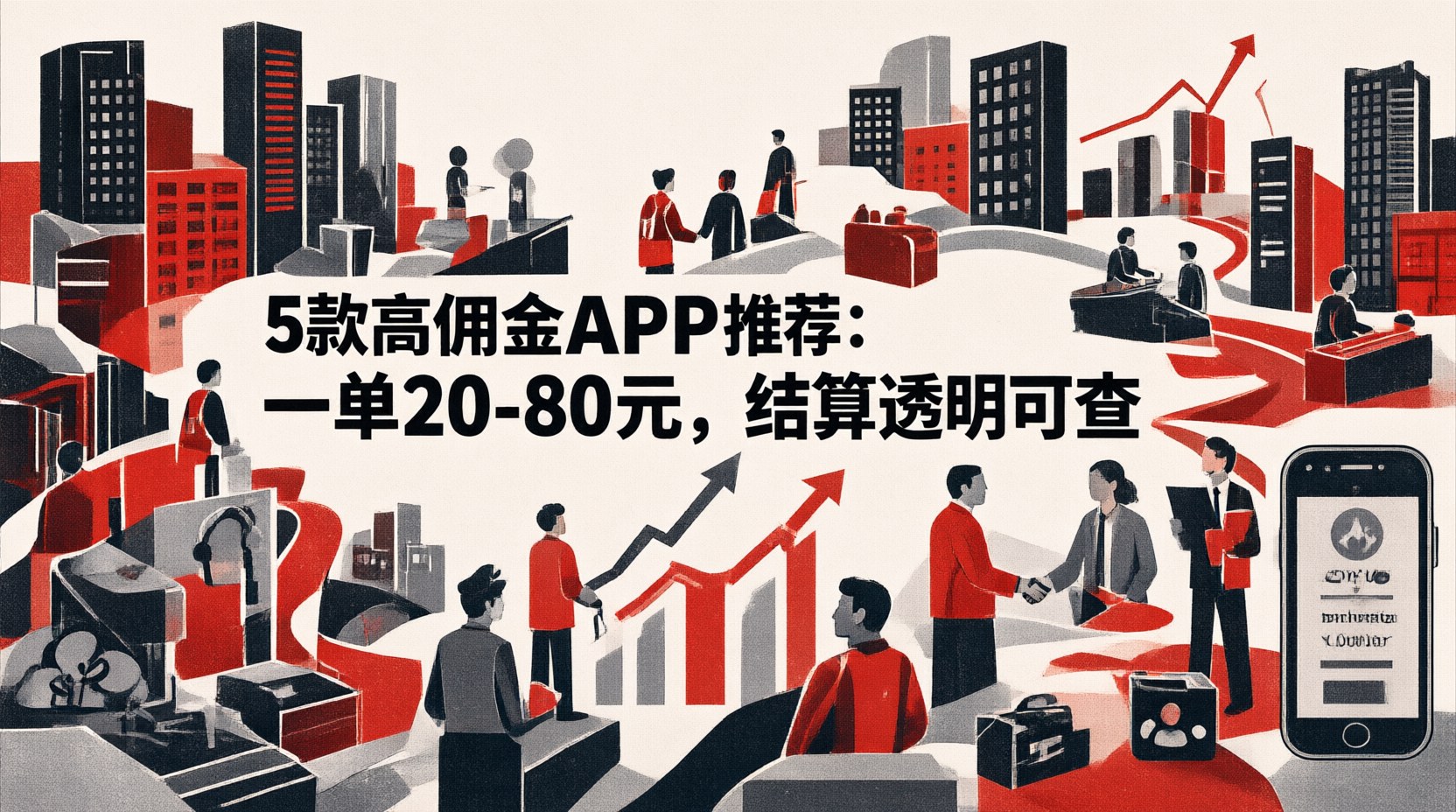 5款高佣金APP推荐：一单20-80元，结算透明可查