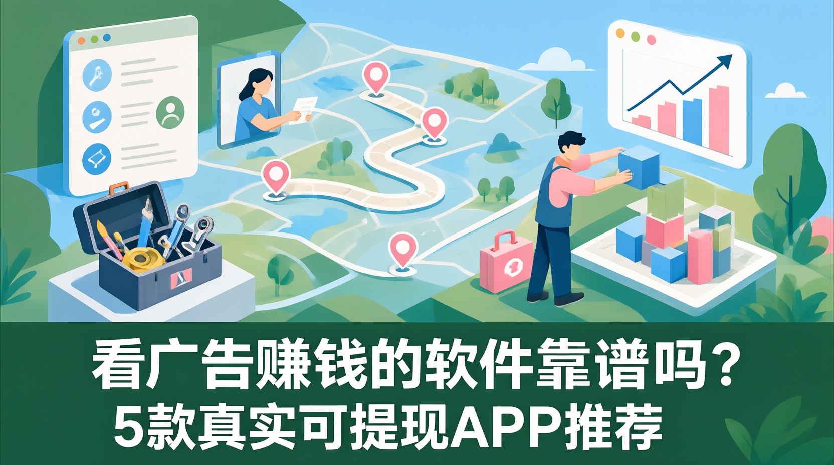 看广告赚钱的软件靠谱吗？5款真实可提现APP推荐