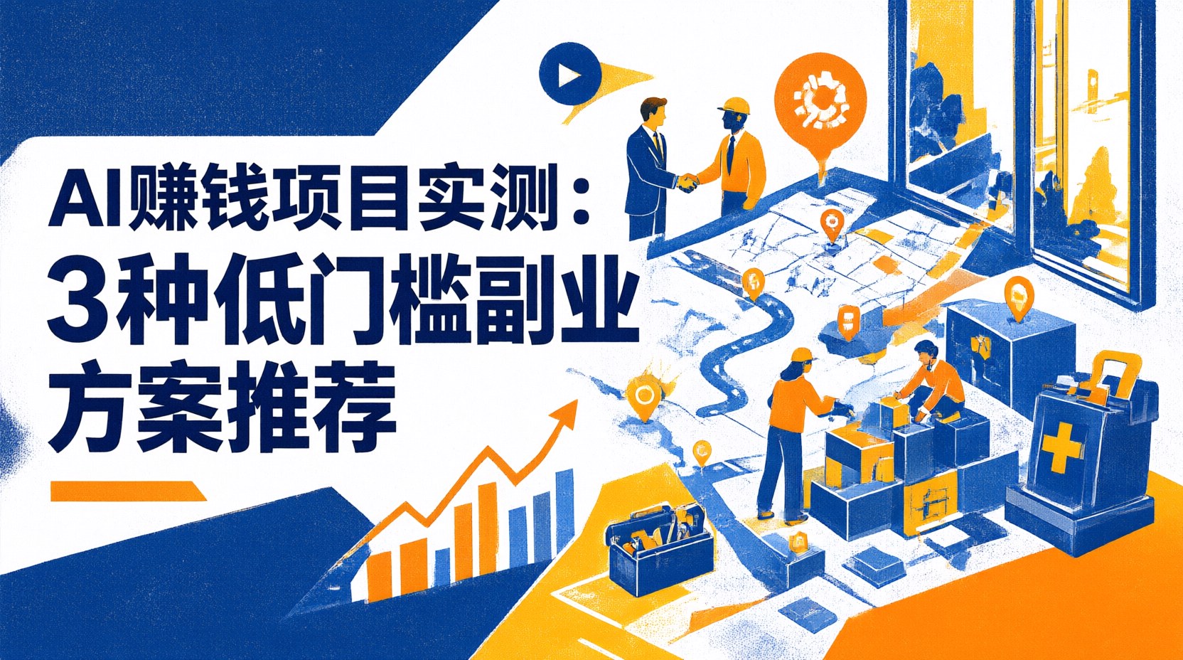 AI赚钱项目实测：3种低门槛副业方案推荐