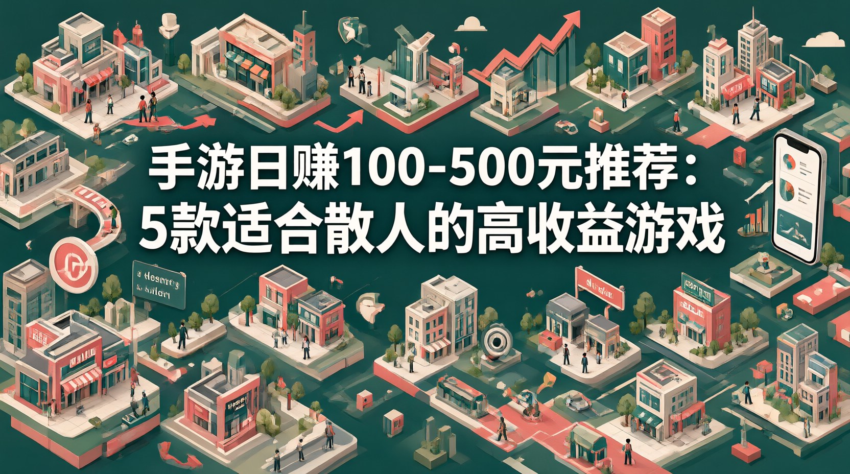 手游日赚100-500元推荐：5款适合散人的高收益游戏